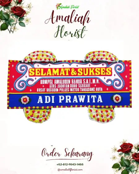 Papan Bunga Ucapan Selamat Unurum Guay